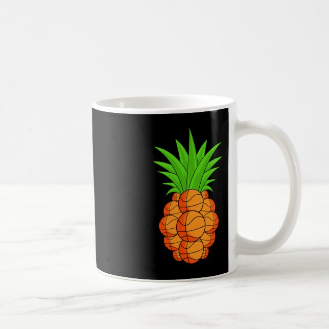hilarious unique basketball pineapple - original g coffee mug (Right)