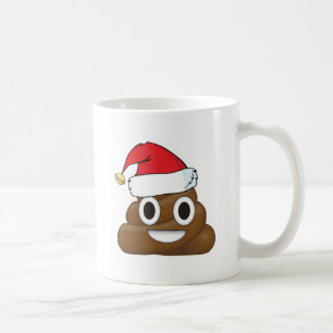 Hilarious Xmas Poop Emoji Coffee Mug