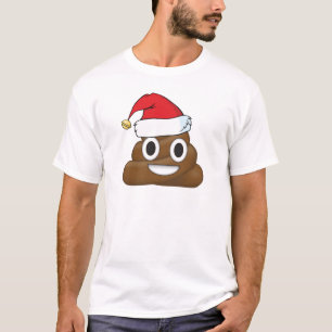 Hilarious Xmas Poop Emoji T-Shirt
