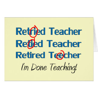 Retirement For Teachers Cards & Invitations | Zazzle.co.uk