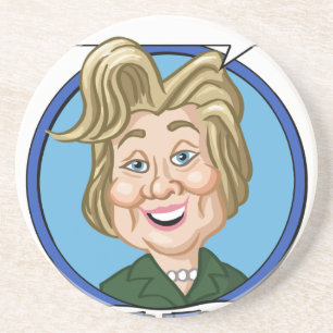 Hilary Clinton Election 2016 Coaster