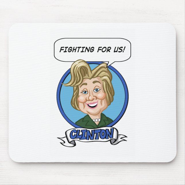 Hilary Clinton Election 2016 Mouse Mat (Front)