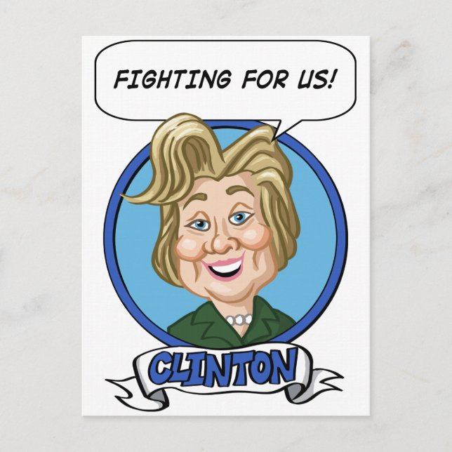 Hilary Clinton Election 2016 Postcard (Front)