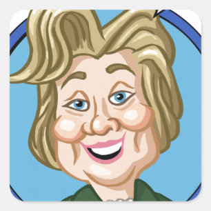 Hilary Clinton Election 2016 Square Sticker