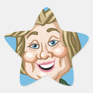 Hilary Clinton Election 2016 Star Sticker