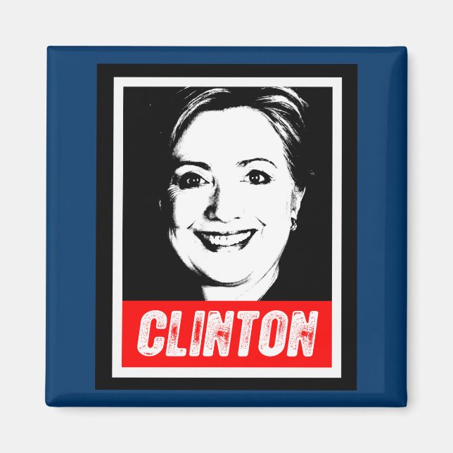 HILARY CLINTON STAMP 2016 MAGNET (Front)