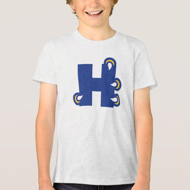 Hilbert College H Tri-Blend Shirt (Front)