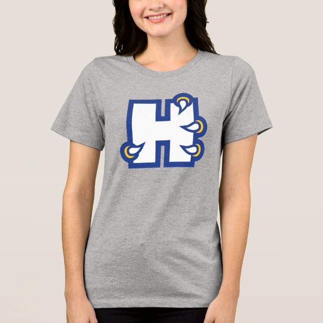 Hilbert College H Tri-Blend Shirt (Front)