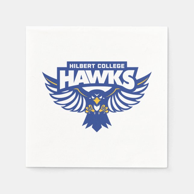 Hilbert College Hawks Napkin (Front)