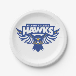 Hilbert College Hawks Paper Plate