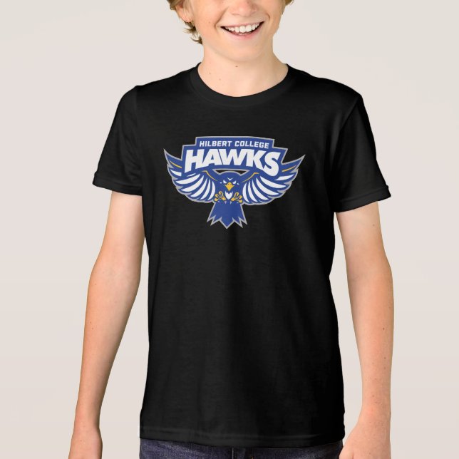Hilbert College Hawks Tri-Blend Shirt (Front)