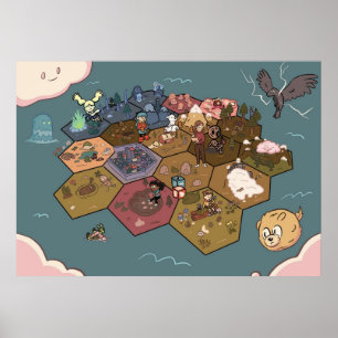 Hilda Dragon Panic Poster