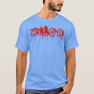 Hilda First Name Halloween Costume Personalised 4 T-Shirt