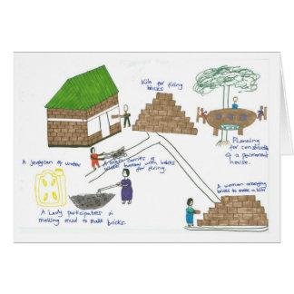 Hilda's Family Makes Bricks to Build their House