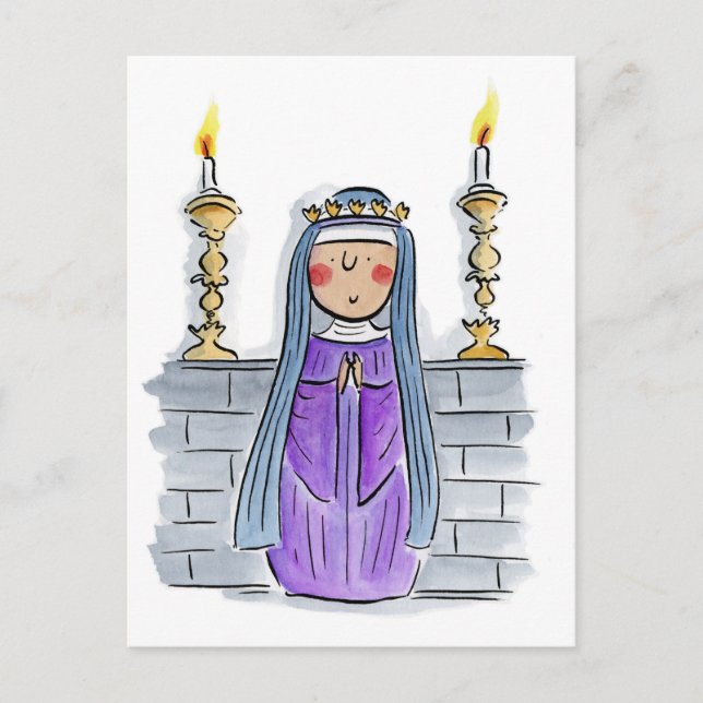 Hildegard of Bingen  Postcard (Front)