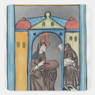 Hildegard of Bingen Square Sticker