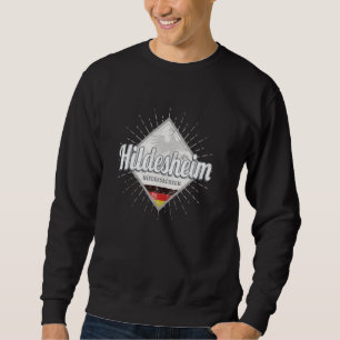 Hildesheim City Germany Retro Lower Saxony Vintage Sweatshirt