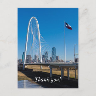 Hill Bridge And Flag Postcard
