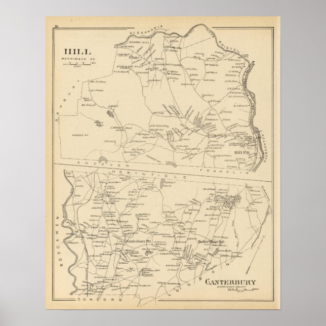 Hill, Canterbury Poster (Front)