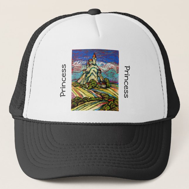 Hill Castle Fantasy Trucker Hat (Front)