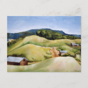 "Hill Country Farms" Country Roads Postcard