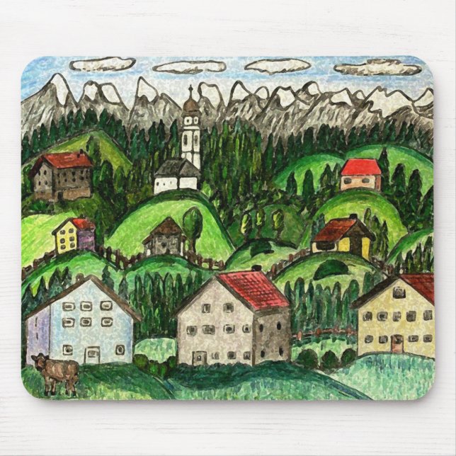 Hill Country Mouse Mat (Front)