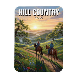 Hill Country Texas Travel Magnet