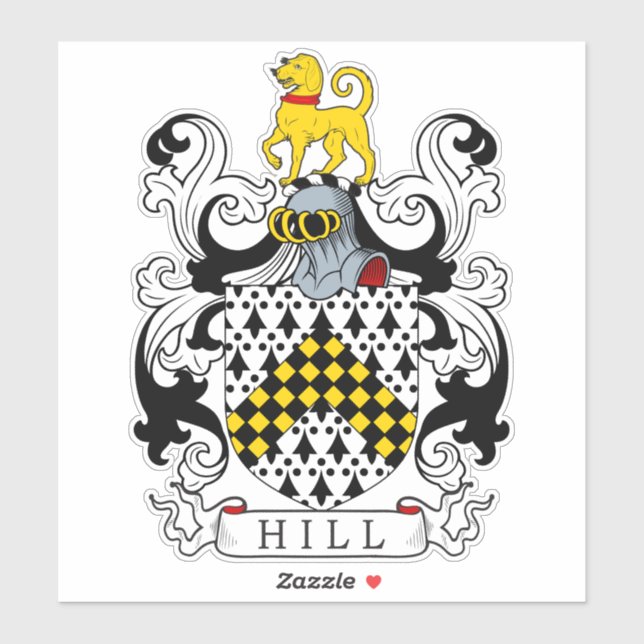 Hill Family Crest (Sheet)