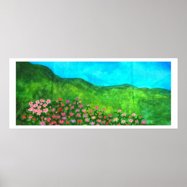 Hill of Blooms Poster (Front)