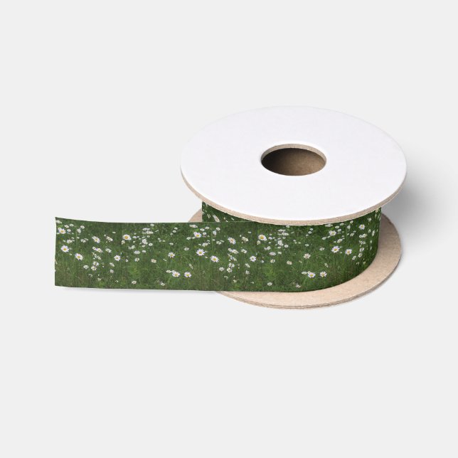 Hill of Daisies Satin Ribbon (Spool)