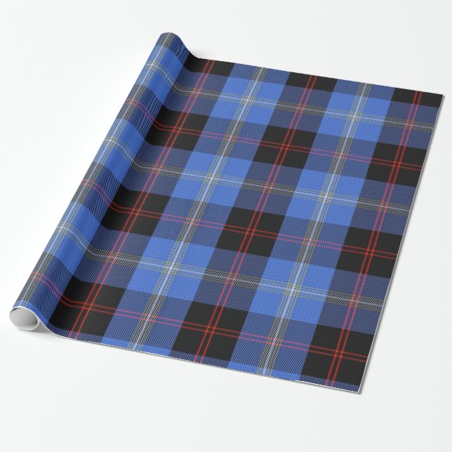 Hill Tartan Wrapping Paper (Unrolled)