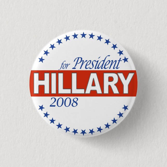 Hillary 2008 Button (Front)