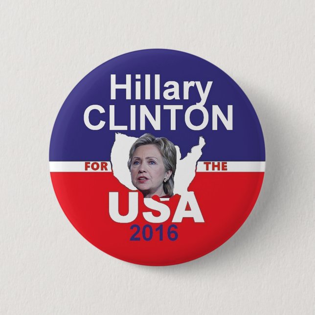 Hillary 2016 Button (Front)