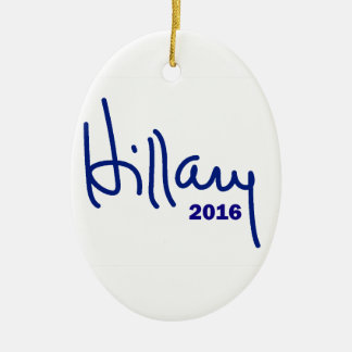 Hillary 2016 ceramic tree decoration