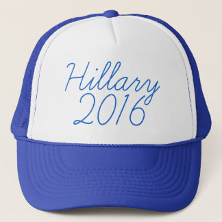 Hillary 2016 Cursive Trucker Hat