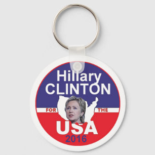 Hillary 2016 Keychain