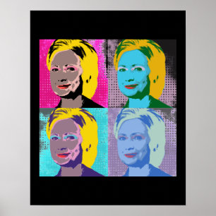 HILLARY 2016 Pop Art - copy Poster