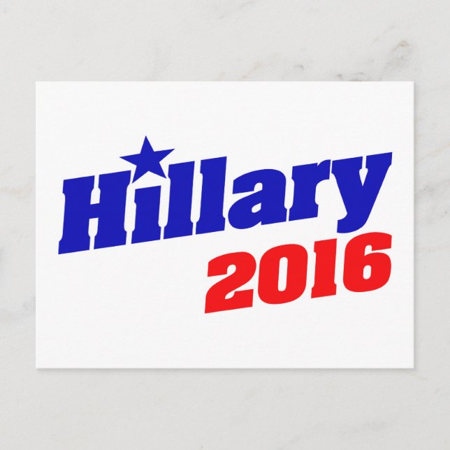 Hillary 2016 postcard (Front)