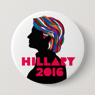 Hillary 2016: Retro Design Button