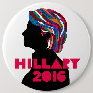 Hillary 2016 Retro Design Button (Colossal 6 inch)