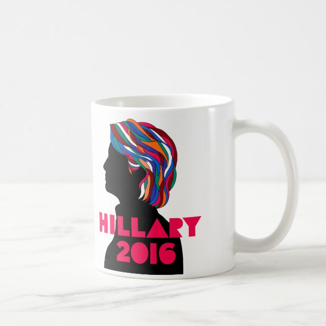 Hillary 2016: Retro Design Coffee Mug (Right)