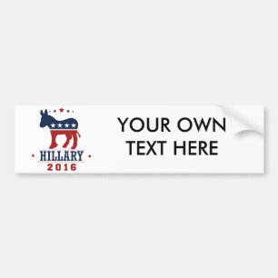 HILLARY 2016 ROCKWELL -.png Bumper Sticker
