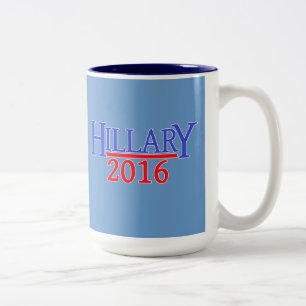 HILLARY 2016 Two-Tone COFFEE MUG