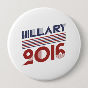 HILLARY 2016 VINTAGE STYLE -.png 10 Cm Round Badge