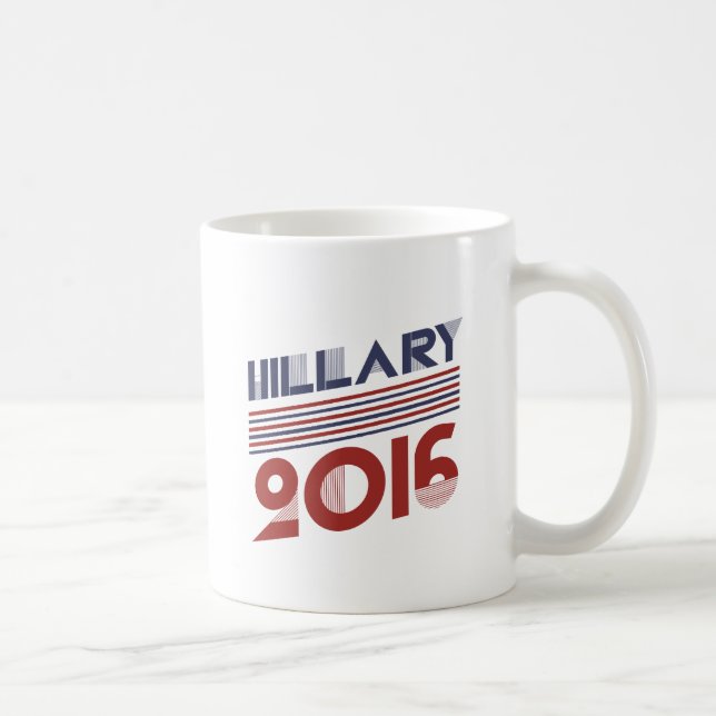 HILLARY 2016 VINTAGE STYLE -.png Coffee Mug (Right)