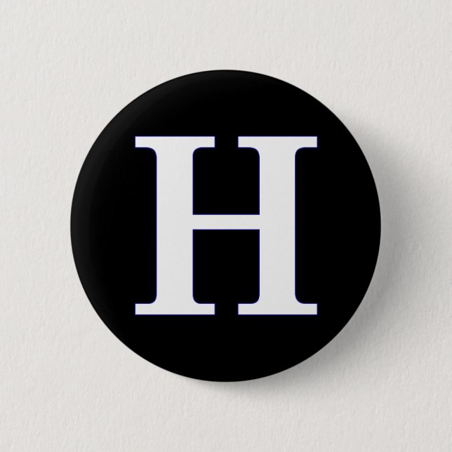 Hillary 6 Cm Round Badge (Front)