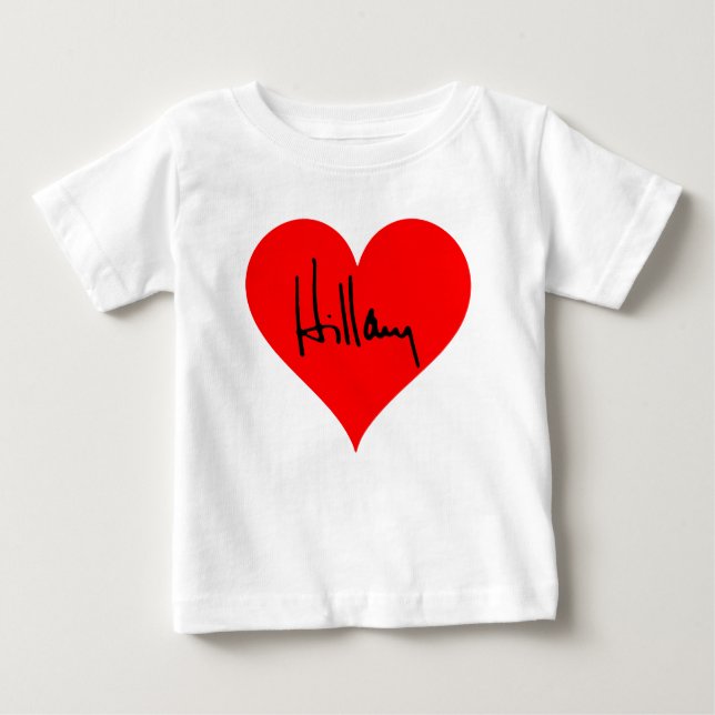 "Hillary" Baby T-Shirt (Front)