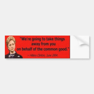 Hillary Bumper Sticker