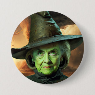 Hillary Cinton Wicked Witch of The United States 7.5 Cm Round Badge