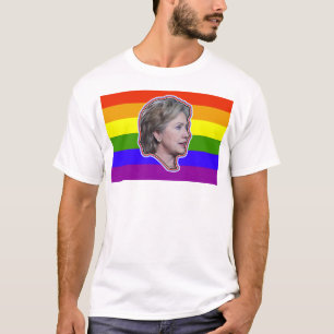 Hillary Clinto 2016 LGBT Democrat Progressive T-Shirt